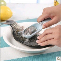 Fish scale brush scraper kitchen cooking