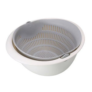 Kitchen Drain Basket Bowl Rice Washing Colander